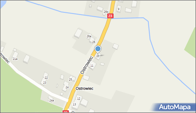 Ostrowiec, Ostrowiec, 10, mapa Ostrowiec