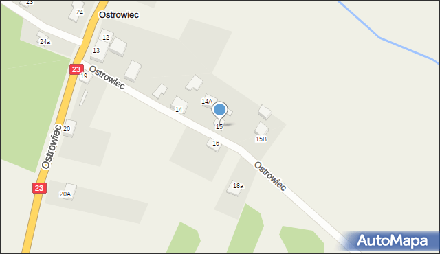 Ostrowiec, Ostrowiec, 15, mapa Ostrowiec