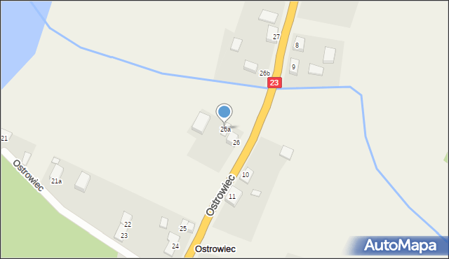 Ostrowiec, Ostrowiec, 26a, mapa Ostrowiec