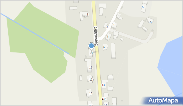 Ostrowiec, Ostrowiec, 11, mapa Ostrowiec