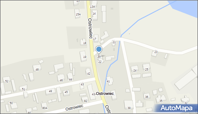 Ostrowiec, Ostrowiec, 20, mapa Ostrowiec