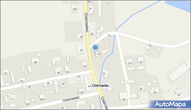 Ostrowiec, Ostrowiec, 22, mapa Ostrowiec