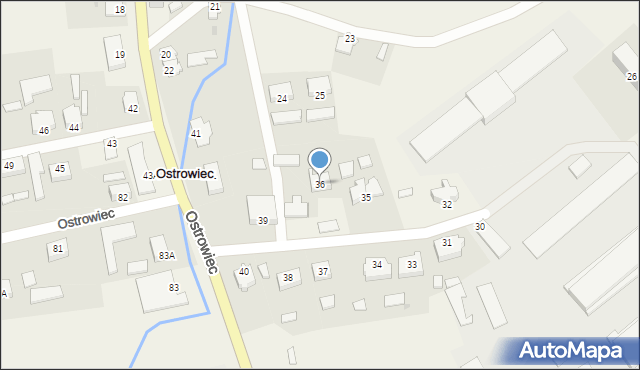 Ostrowiec, Ostrowiec, 36, mapa Ostrowiec