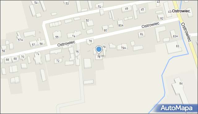 Ostrowiec, Ostrowiec, 78, mapa Ostrowiec