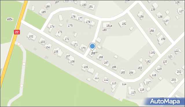 Ostrowiec, Ostrowiec, 169, mapa Ostrowiec