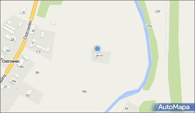 Ostrowiec, Ostrowiec, 27f, mapa Ostrowiec