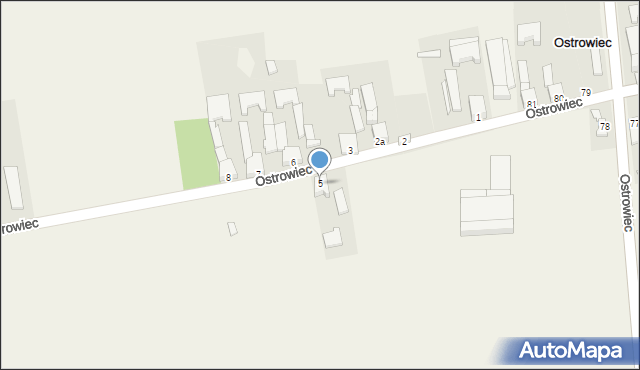 Ostrowiec, Ostrowiec, 5, mapa Ostrowiec