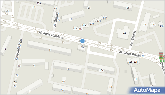 Ostrowiec Świętokrzyski, Osiedle Ogrody, 5a, mapa Ostrowiec Świętokrzyski