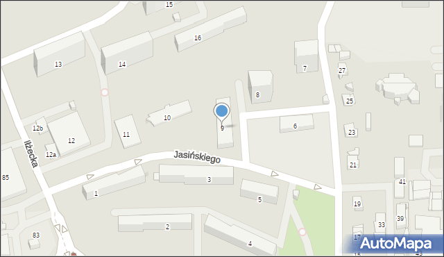 Ostrowiec Świętokrzyski, Osiedle Pułanki, 9, mapa Ostrowiec Świętokrzyski