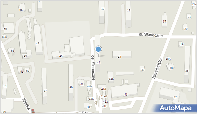 Ostrowiec Świętokrzyski, Osiedle Słoneczne, 44i, mapa Ostrowiec Świętokrzyski