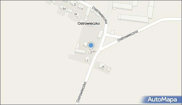 Ostrowieczko, Ostrowieczko, 2, mapa Ostrowieczko