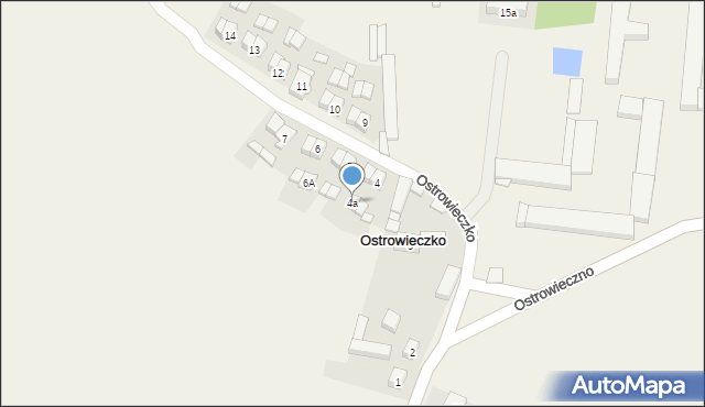 Ostrowieczko, Ostrowieczko, 4a, mapa Ostrowieczko