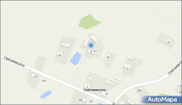 Ostrowieczno, Ostrowieczno, 2, mapa Ostrowieczno