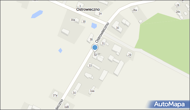 Ostrowieczno, Ostrowieczno, 32, mapa Ostrowieczno