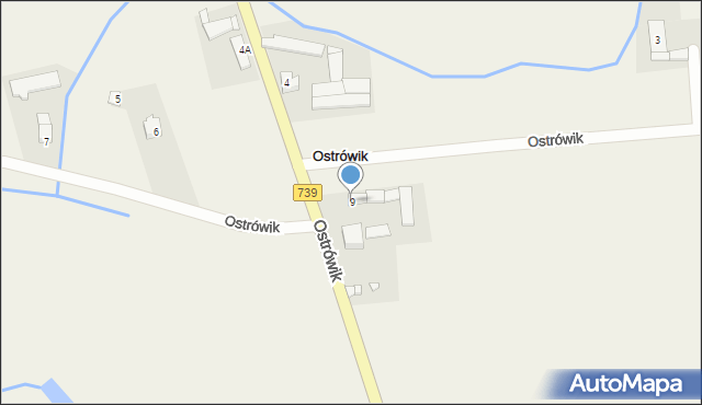 Ostrówik, Ostrówik, 9, mapa Ostrówik