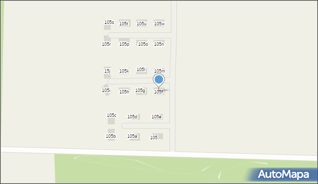 Ostrowina, Ostrowina, 105f, mapa Ostrowina