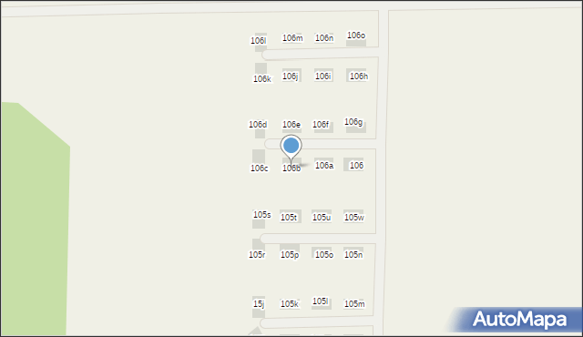 Ostrowina, Ostrowina, 106b, mapa Ostrowina