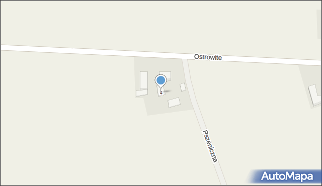 Ostrowite, Ostrowite, 4, mapa Ostrowite