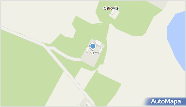 Ostrowite, Ostrowite, 8, mapa Ostrowite