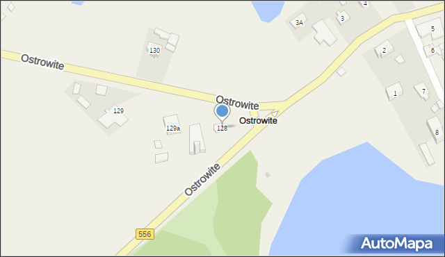 Ostrowite, Ostrowite, 128, mapa Ostrowite
