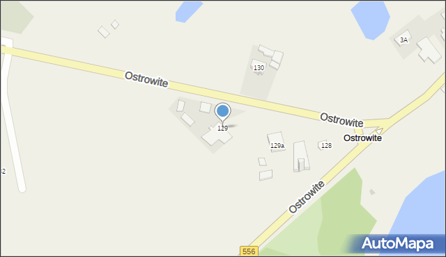 Ostrowite, Ostrowite, 129, mapa Ostrowite