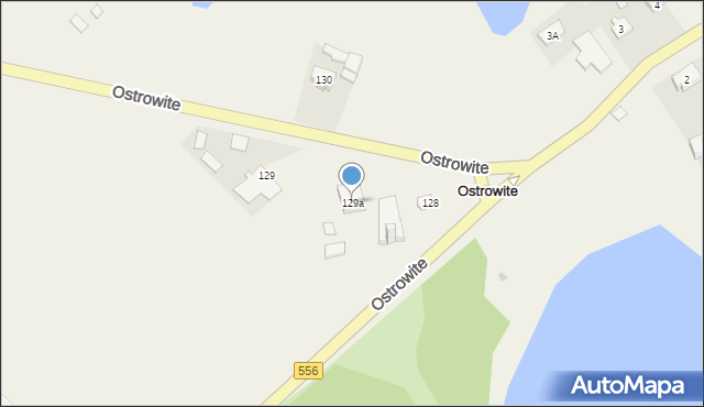 Ostrowite, Ostrowite, 129a, mapa Ostrowite