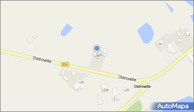 Ostrowite, Ostrowite, 130, mapa Ostrowite