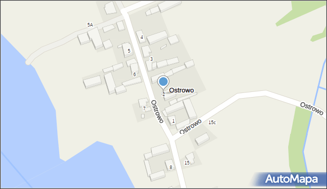 Ostrowo, Ostrowo, 2, mapa Ostrowo