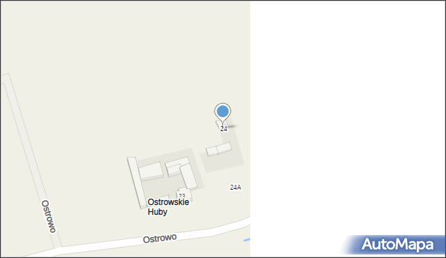 Ostrowo, Ostrowo, 24, mapa Ostrowo