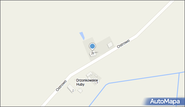 Ostrowo, Ostrowo, 26, mapa Ostrowo