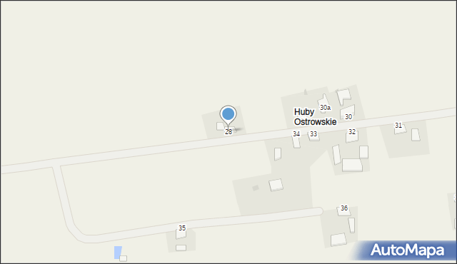 Ostrowo, Ostrowo, 28, mapa Ostrowo