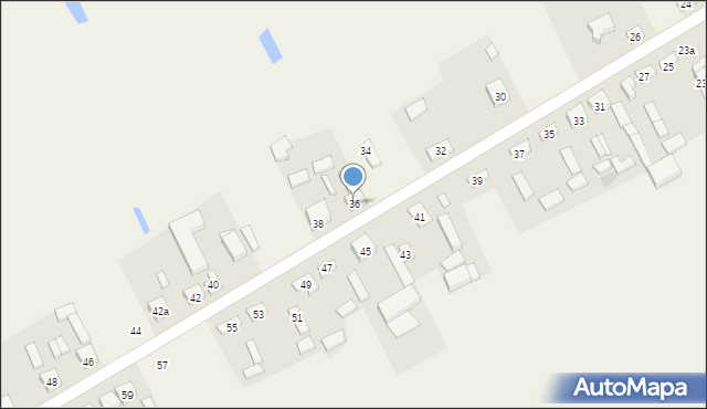 Ostrowsko, Ostrowsko, 36, mapa Ostrowsko