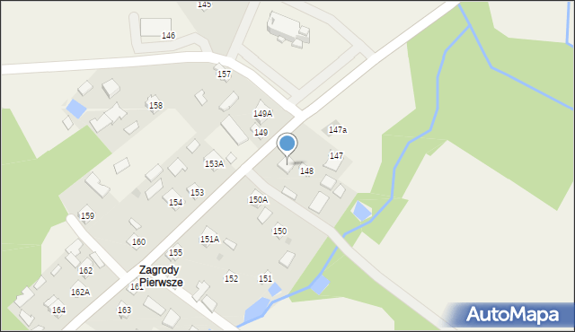 Ostrowy Tuszowskie, Ostrowy Tuszowskie, 148A, mapa Ostrowy Tuszowskie