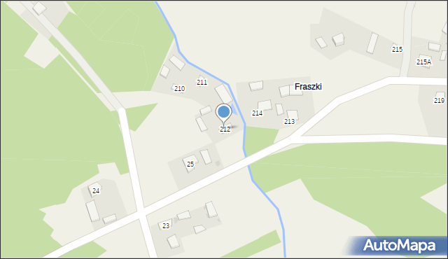 Ostrowy Tuszowskie, Ostrowy Tuszowskie, 212, mapa Ostrowy Tuszowskie