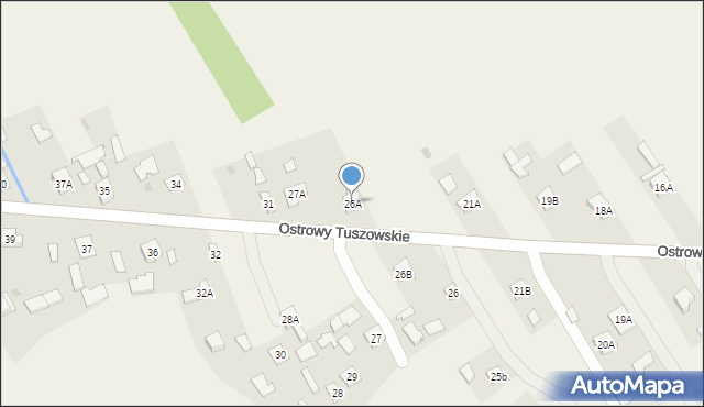 Ostrowy Tuszowskie, Ostrowy Tuszowskie, 26A, mapa Ostrowy Tuszowskie