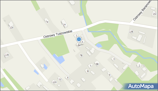 Ostrowy Tuszowskie, Ostrowy Tuszowskie, 6A, mapa Ostrowy Tuszowskie