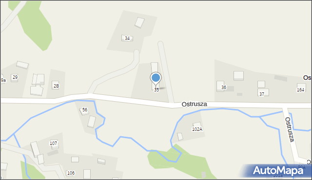 Ostrusza, Ostrusza, 35, mapa Ostrusza