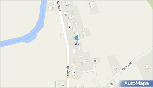 Ostrykół, Ostrykół, 15A, mapa Ostrykół