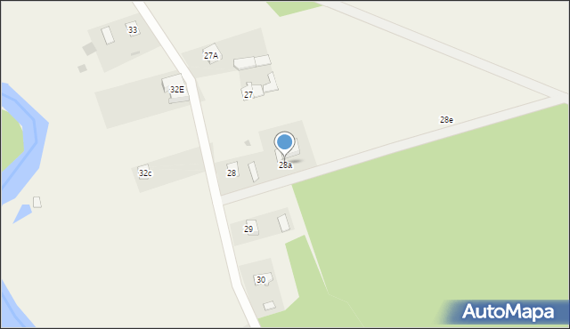 Ostrykół, Ostrykół, 28a, mapa Ostrykół