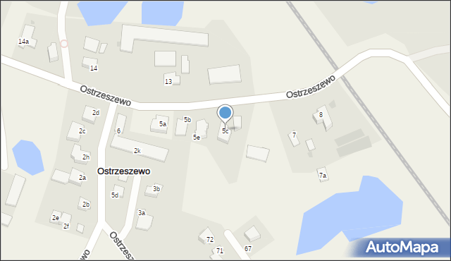 Ostrzeszewo, Ostrzeszewo, 5c, mapa Ostrzeszewo