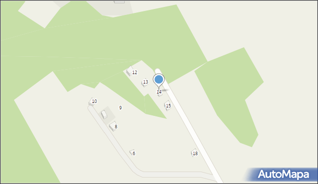 Ostrzyce, Osiedle Nad Trzebnem, 14, mapa Ostrzyce