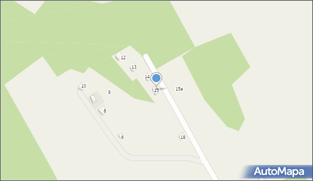 Ostrzyce, Osiedle Nad Trzebnem, 15, mapa Ostrzyce