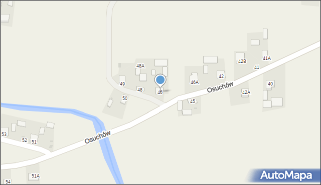 Osuchów, Osuchów, 46, mapa Osuchów