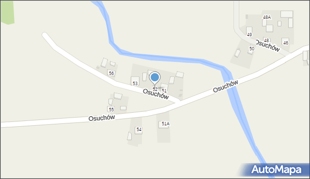Osuchów, Osuchów, 52, mapa Osuchów