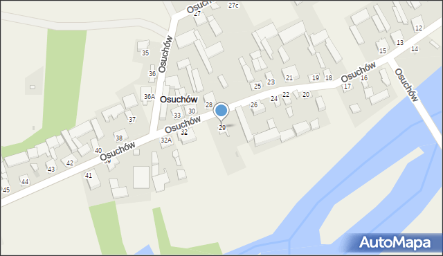 Osuchów, Osuchów, 29, mapa Osuchów