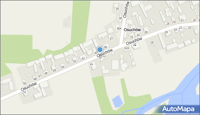 Osuchów, Osuchów, 39, mapa Osuchów