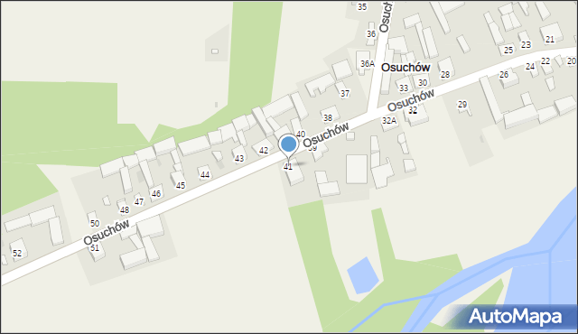 Osuchów, Osuchów, 41, mapa Osuchów