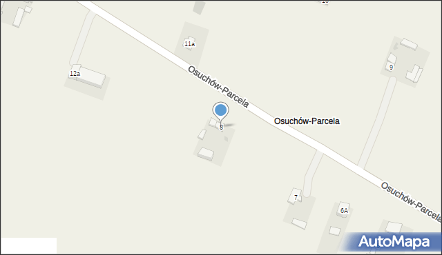 Osuchów, Osuchów-Parcela, 8, mapa Osuchów