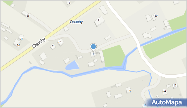 Osuchy, Osuchy, 8, mapa Osuchy