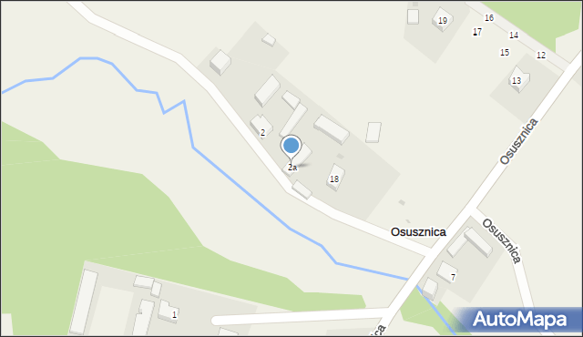 Osusznica, Osusznica, 2a, mapa Osusznica